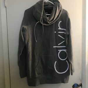 Calvin Klein’s cowel neck hoodie